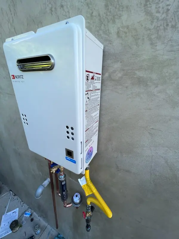 Tankless water heater installation for Irvington homes